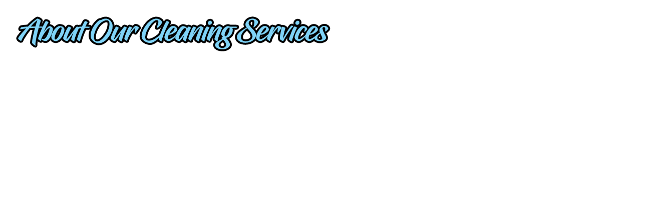 About Our Cleaning Services | Cleaning Pro Services