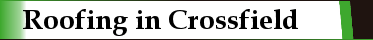 Roofing in Crossfield